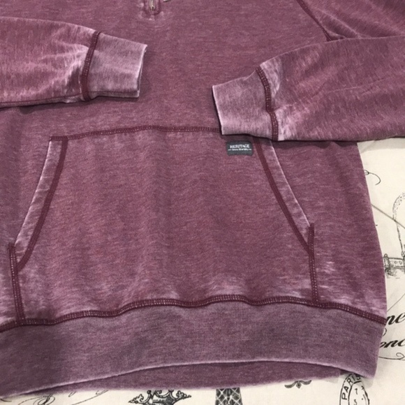 HERITAGE Report Collection Quarter Zip Sweatshirt - Picture 3 of 8